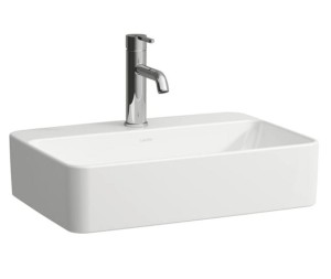 LAUFEN SAVOY Umywalka nablatowa prostokątna 55x38 z przelewem, H8169450001041