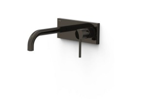 TRES STUDY Element naścienny do podtynkowego korpusu baterii umywalkowej czerń metalizowana, 26230031KM