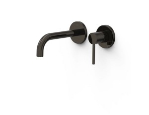 TRES STUDY Element naścienny do podtynkowego korpusu baterii umywalkowej czerń metalizowana, 26230021KM