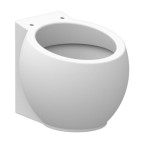 SCARABEO PLANET Miska WC stojąca 50x45 z kołnierzem wewnętrznym biała , 8401