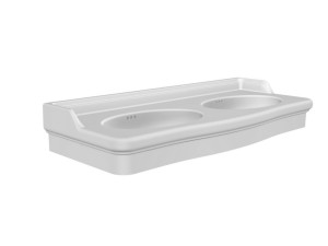 SCARABEO CASTELLANA Umywalka 2-komory 126x52,5 cm, 5303
