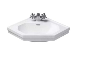 DURAVIT SERIA 1930 Umywalka mała narożna 59,5x45 cm biała, 0793420000