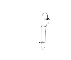 BUGNATESE LADY Zestaw natryskowy z deszczownicą i zestawem natryskowym chrom, 903CCR