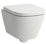 LAUFEN MEDA COMPACTO Miska wisząca 36x49 SILENT FLUSH RIMLESS, H8201130000001