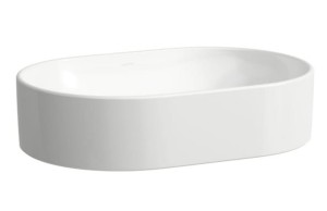 LAUFEN SAVOY Umywalka nablatowa owalna 55x38 cm bez przelewu, H8129440001121