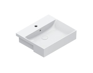 CATALANO ZERO Umywalka półblatowa 55x47 1/o biała, 0126551001