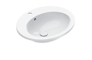 CATALANO ITALY Umywalka wpuszczana w blat 61x51 1/o biała, 0725611001