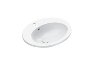 CATALANO ITALY Umywalka wpuszczana w blat 57x47 1/o biała, 0725571001
