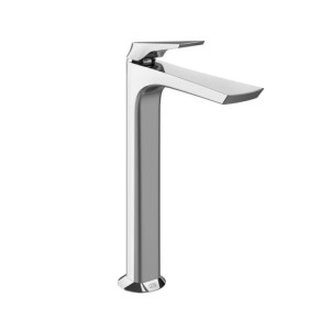 GESSI VENTAGLIO Bateria umywalkowa wysoka z korkiem klik-klak chrom, 72053.031