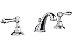 NICOLAZZI EL CAPITAN Trzyotworowa bateria umywalkowa z korkiem automatycznym, chrom 1408CR69