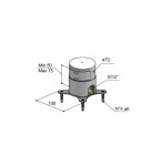 HOTBATH GUY Korpus baterii wannowej element podtynkowy, HBGY177