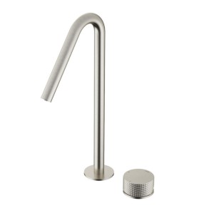 HOTBATH GUY DIAMOND Bateria umywalkowa 2-otworowa coldstart nikiel szczotkowany, GY023HDGN
