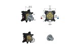 HOTBATH COBBER Korpus baterii termostatycznej podtynkowej, HBCB7001V