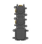 HOTBATH Korpus baterii podtynkowej termostatycznej, MHF002
