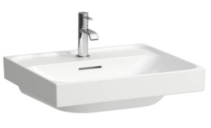 LAUFEN MEDA Umywalka ścienna 55x46 cm szlifowany spód umywalki biała, H8161120001041