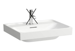 LAUFEN MEDA Umywalka ścienna 60x46 cm szlifowany spód umywalki biała, H8161137571091