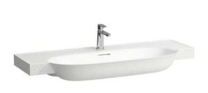 LAUFEN THE NEW CLASSIC Umywalka ścienna 120x48 cm biała z motywem dekoracyjnym, H813858R011041