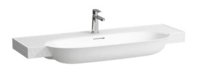 LAUFEN THE NEW CLASSIC Umywalka ścienna 120x48 cm biała z motywem dekoracyjnym, H813858R031041
