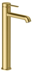DAMIXA IRIS Bateria umywalkowa wysoka szczotkowany mosiądz, 910137925