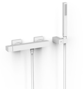 TRES SLIM EXCLUSIVE Bateria natryskowa, biel matowa 20216701BM