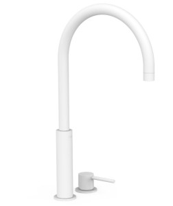 TRES STUDY EXCLUSIVE Bateria umywalkowa, biel matowa 26110502BM