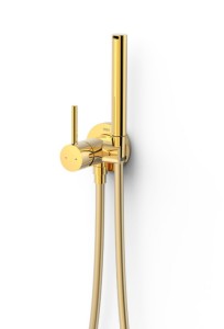 TRES MAX Bateria podtynkowa do bidetu lub WC, złoto 24-k 134123OR