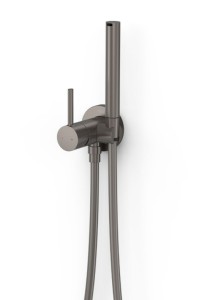 TRES MAX Bateria podtynkowa do bidetu lub WC, grafit 134123GR