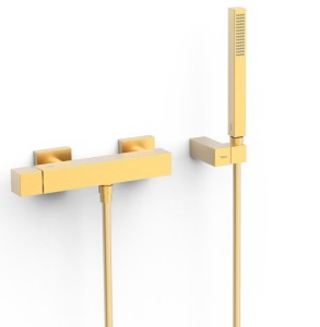 TRES CUADRO Bateria natryskowa, złoto matowe 24k 00716703OM