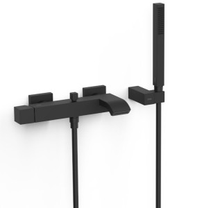 TRES CUADRO Bateria wannowa, czarny matowy 0071700203NM