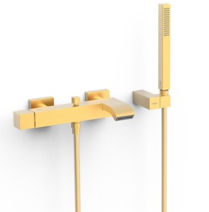 TRES CUADRO Bateria wannowa, złoto matowe 24k 0071700203OM