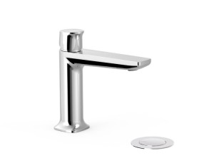 TRES LOFT Bateria umywalkowa z automatycznym spustem, chrom 22210402DA