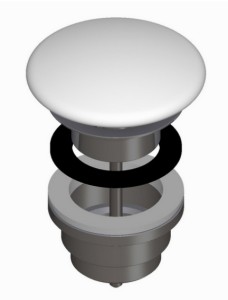 LAUFEN Otwarty zestaw odpływowy z ceramiczną osłoną odpływu, H8981840000001