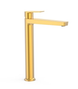 TRES PROJECT Bateria umywalkowa XL, matowe złoto 24k 22180401OM