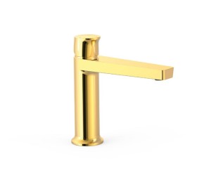 TRES PROJECT Bateria umywalkowa, złoto 24k 22110402OR