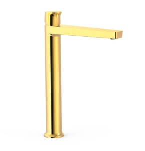 TRES PROJECT Bateria umywalkowa XL, złoto 24-k 22180402OR