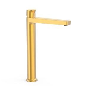 TRES PROJECT Bateria umywalkowa XL, matowe złoto 24-k 22180402OM
