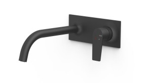TRES PROJECT Element zewnętrzny do podtynkowego korpusu baterii umywalkowej, czerń matowa 22130004NM