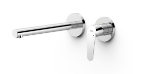 TRES FLAT Element zewnętrzny do podtynkowego korpusu baterii umywalkowej, chrom 22030022