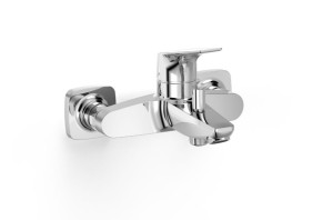 TRES CANIGO Bateria prysznicowo-wannowa ścienna, chrom 21727001