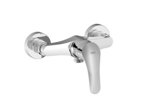 TRES BASE PLUS Bateria prysznicowa ścienna, chrom 21626710