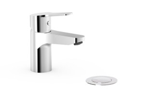 TRES BASE Bateria umywalkowa z systemem TRES-DUO i zaworem spustowym click-clack, chrom 21510310D