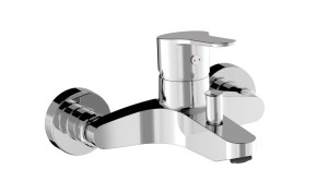 TRES BASE Bateria prysznicowo-wannowa ścienna, chrom 21527010