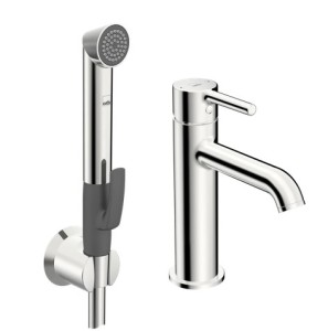 ORAS OPTIMA STYLE Bateria umywalkowa z bidetką chrom, 2606FH