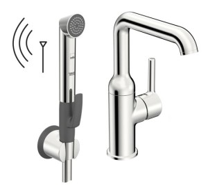 ORAS OPTIMA STYLE Bateria umywalkowa z ruchomą wylewką i bidetką Bluetooth, chrom, 2615FH