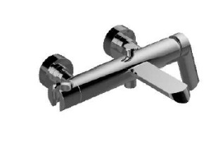 GRAFF PHASE Bateria wannowa ścienna chrom, EX6675LM45WPC