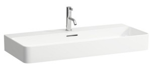 LAUFEN VAL Umywalka ścienna 95x42 z otworem na baterię, szlifowany spód umywalki H8162870001041 