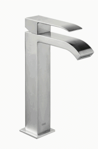 TRES CUADRO EXCLUSIVE Bateria umywalkowa w kolorze stalowym 00661001AC