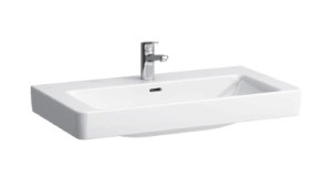 LAUFEN PRO S Umywalka ścienna 85x46 cm z otworem na baterię, H8139650001041