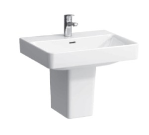 LAUFEN PRO S Umywalka ścienna 60x46,5 cm z otworem na baterię, H8109630001041