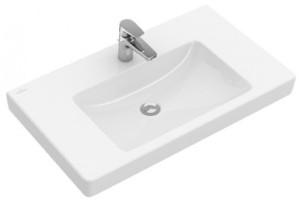 VILLEROY&BOCH SUBWAY 2.0 Umywalka meblowa 80x47 cm z przelewem, 71758G01